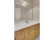 Bathroom vanity with brown wooden cabinet at 522 W Butternut Rd, Summerville, SC 29483