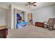 Bedroom featuring a rocking chair and floral wallpaper at 522 W Butternut Rd, Summerville, SC 29483