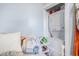Cozy space features a stackable washer and dryer and a comfortable pillow at 53 America St, Charleston, SC 29403