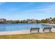 Picturesque waterfront view with a park bench, perfect for enjoying scenic views at 6 Halsey St, Charleston, SC 29401