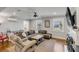 Comfortable living room with hardwood floors and neutral decor at 74 6Th Ave, Charleston, SC 29403