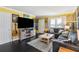 Inviting living room with hardwood floors, modern decor, and comfortable seating area at 840 Burger St, Charleston, SC 29407