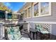 Cozy outdoor patio with comfortable seating, perfect for relaxation and enjoying the scenery at 8834 Palmetto Rd, Edisto Island, SC 29438