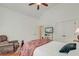 Comfortable bedroom includes a ceiling fan and recessed lights at 1006 Retreat Ave, Moncks Corner, SC 29461