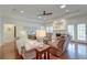 Bright living room featuring hardwood floors, fireplace, recessed lighting and neutral colors at 1006 Retreat Ave, Moncks Corner, SC 29461