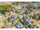 Aerial view showing residential neighborhood near a body of water at 1236 Lakefront Dr, Charleston, SC 29412