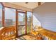Inviting screened-in porch featuring comfortable seating and a view of the serene backyard at 1236 Lakefront Dr, Charleston, SC 29412