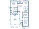 Layout of the home shows a spacious first floor with three bedrooms and a living room at 1601 Thin Pine Dr, Johns Island, SC 29455