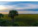 Stunning twilight view of a vast marsh at 166 W Mariners Cay Dr, Folly Beach, SC 29439