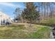 Spacious backyard with a patio seating area and mature tree, perfect for outdoor enjoyment at 218 Mayfield Dr, Goose Creek, SC 29445
