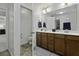 Bathroom featuring well-maintained dual sinks and drawers with an adjacent toilet at 218 Mayfield Dr, Goose Creek, SC 29445