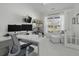 Bright home office with modern desk, comfortable seating, and serene view at 218 Mayfield Dr, Goose Creek, SC 29445