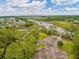 Aerial view of the community boat ramp, trailer parking and access to the marsh at 2972 Riverwood Dr, Mount Pleasant, SC 29466