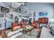 Bright and open floor plan with staircase, living room and view to the kitchen at 3009 Macbeth Creek Dr, Charleston, SC 29414