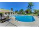 Enjoy the community pool on a beautiful day with ample seating for relaxation at 3042 Moonlight Dr, Charleston, SC 29414