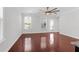 Bright living room with hardwood floors and an open concept at 3042 Moonlight Dr, Charleston, SC 29414