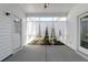 Enclosed porch with screen windows and bead board ceiling at 3042 Moonlight Dr, Charleston, SC 29414