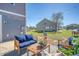 Inviting backyard patio with outdoor seating and ample space for relaxation at 3941 Four Poles Park Dr, North Charleston, SC 29405