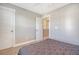 Bedroom featuring carpeted floors, a ceiling fan, and an open doorway at 3941 Four Poles Park Dr, North Charleston, SC 29405