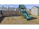 Backyard featuring a playset, swing set, slide and shed; perfect for and outdoor fun at 433 Cedarview Rd, Summerville, SC 29486