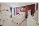 Lovely Bedroom featuring a floral accent wall, crib, and dresser, creating a sweet and comfortable atmosphere at 433 Cedarview Rd, Summerville, SC 29486