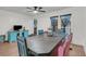 Dining area with a black sliding barn door at 106 Two Wood Ct, Summerville, SC 29483