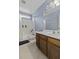 Bathroom with a white vanity and a clear view into the bathtub area, offering a clean layout at 107 Diploma Dr, Ladson, SC 29485