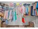 Walk-in closet with ample shelving and hanging space, providing an organized storage solution at 127 Oyster Tide Ave, Summerville, SC 29485