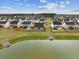Expansive pond view surrounded by well-kept lawns and charming residential houses at 127 Oyster Tide Ave, Summerville, SC 29485