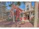 Exterior elevation featuring brick and siding and pillars along the front entryway with landscaping at 1338 Hopton Cir, Mount Pleasant, SC 29466