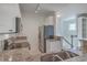 Modern kitchen features stainless steel appliances and granite countertops at 1338 Hopton Cir, Mount Pleasant, SC 29466