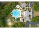 The community pool area includes a lap pool, pool, slide, and a shaded seating at 1425 Lagoon Park Cir, Mount Pleasant, SC 29466