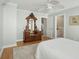 Bright bedroom features hardwood floors, ornate dresser with mirror, and ample space at 1425 Lagoon Park Cir, Mount Pleasant, SC 29466