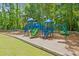 Well-equipped playground with slides, swings, and climbing structures offers a safe and engaging play space at 1425 Lagoon Park Cir, Mount Pleasant, SC 29466