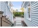 Inviting backyard space with a stone patio perfect for outdoor dining and relaxation at 146 S Battery St, Charleston, SC 29401