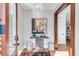 Elegant foyer featuring hardwood floors, modern decor, and an open doorway at 146 S Battery St, Charleston, SC 29401