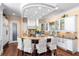 Spacious kitchen with a large island, seating, and ample counter space at 176 Marsh Hawk Ln, Kiawah Island, SC 29455