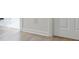 Close up shot of the baseboards and door trim in a hallway at 2128 Baldwin Park Dr, Mount Pleasant, SC 29466