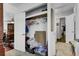 View of the closet with doors open revealing the home's interior layout at 2530 Jasper Blvd, Sullivans Island, SC 29482