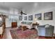 Comfortable living room with a large sofa, stylish décor, and plenty of natural light at 2530 Jasper Blvd, Sullivans Island, SC 29482