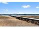 Scenic dock with a gazebo extending into calm waters, under a clear blue sky at 2725 Starfish Dr, Johns Island, SC 29455