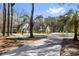 Stunning home exterior with a concrete driveway and beautifully landscaped front yard, blending luxury with natural beauty at 2725 Starfish Dr, Johns Island, SC 29455
