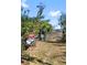 Scenic view with a kayak cart, a 'Private Property' sign, and a glimpse of a peaceful waterway at 2725 Starfish Dr, Johns Island, SC 29455