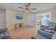 Comfortable living room with hardwood floors and a media center, flowing into other areas of the house at 2755 Lacy St, North Charleston, SC 29406