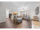 Spacious living room with hardwood floors and a comfortable seating area at 341 Iveson Rd, Summerville, SC 29486