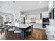 Bright, open kitchen featuring a large island with seating and modern, stainless steel appliances at 357 Tupelo Lake Dr, Summerville, SC 29486