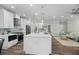 Well-lit kitchen featuring an island, modern appliances, and open layout at 39 Briarcliff Dr, Charleston, SC 29407