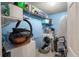 Functional laundry room with washer, dryer, shelving, and ample storage space at 4336 Purdue Dr, North Charleston, SC 29418