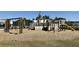 The community has a wooden playground with swings and a play structure for children at 4368 Ocean Farm Dr, Summerville, SC 29485