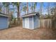 Backyard with 2 small sheds and privacy fence at 4618 Moss Ct, Charleston, SC 29420